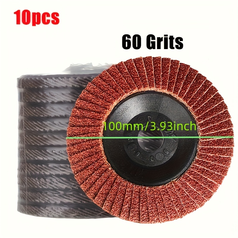 Image of 10-pack 4-inch Diamond Grinding Wheels, Heavy-duty Metal Rust Removal And Polishing Discs For , Durable Grinding Discs For Automotive, Construction, And Diy