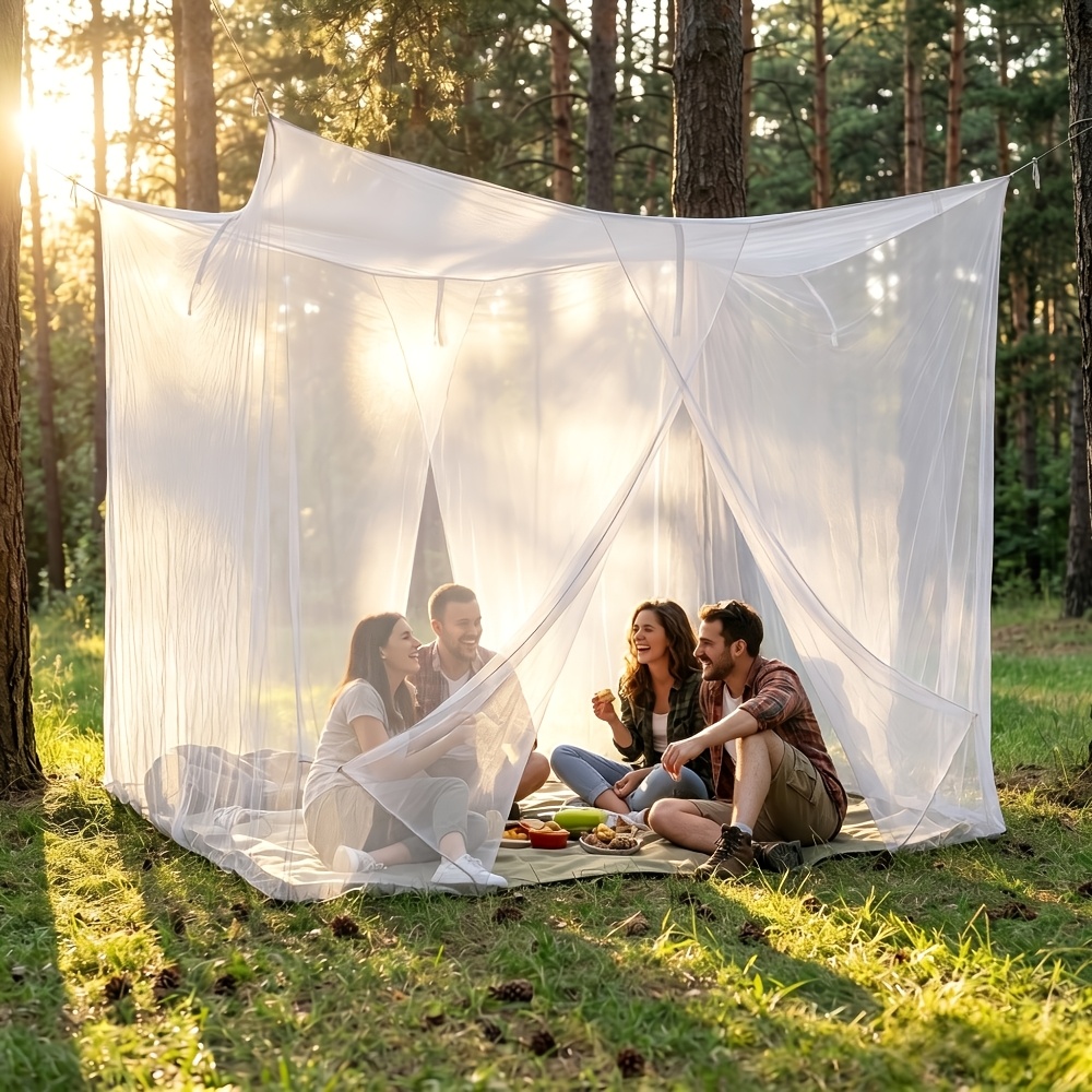 tent with power 10 Persons Blackout Porch Color:Olive w/ Lite Floor Gardenson Markise, Anthrazit, Grau, foot center height hexamid twin