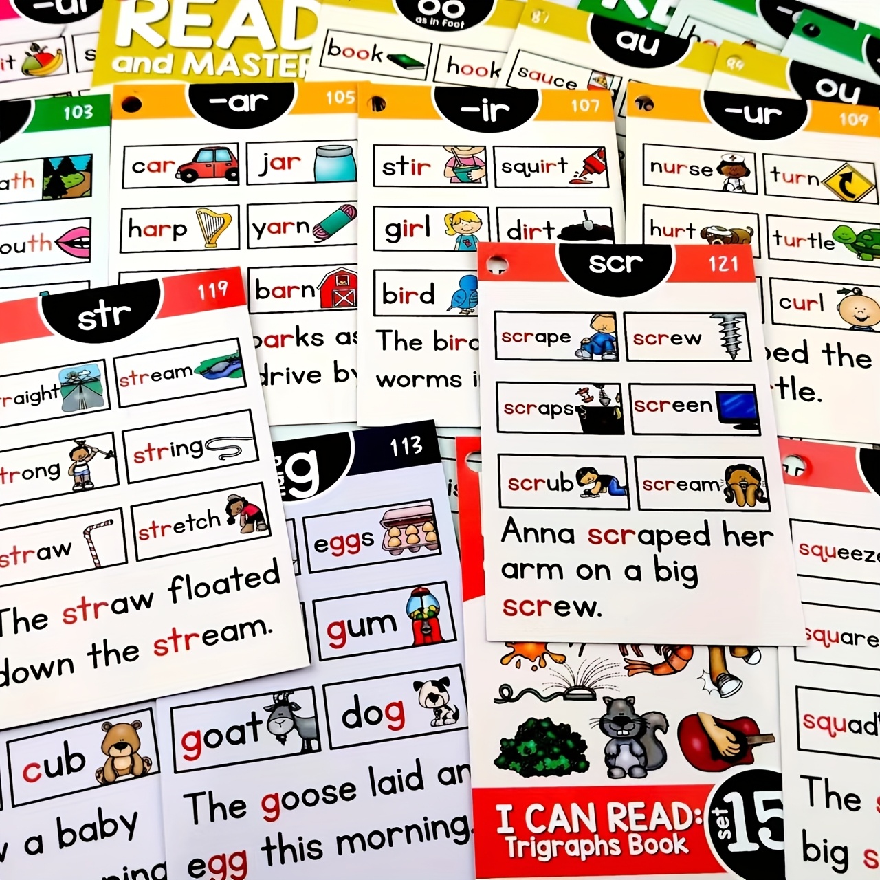 TEMU 61 Double-sided English Phonics Cards For Beginners, Including Phonetic Symbols, Suitable For Family Learning, School Teaching Tools, And