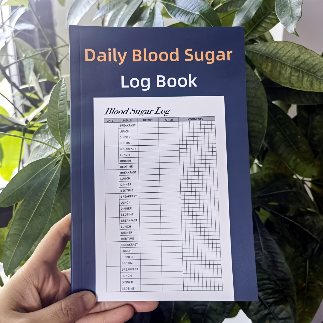 

Personalized Paper Blood Sugar For Diabetes Management - 100 Weeks Daily Glucose Diary, Monitoring Before & After Meals - Age 14+, No Feathers, Plain Ruling - 100 Pages