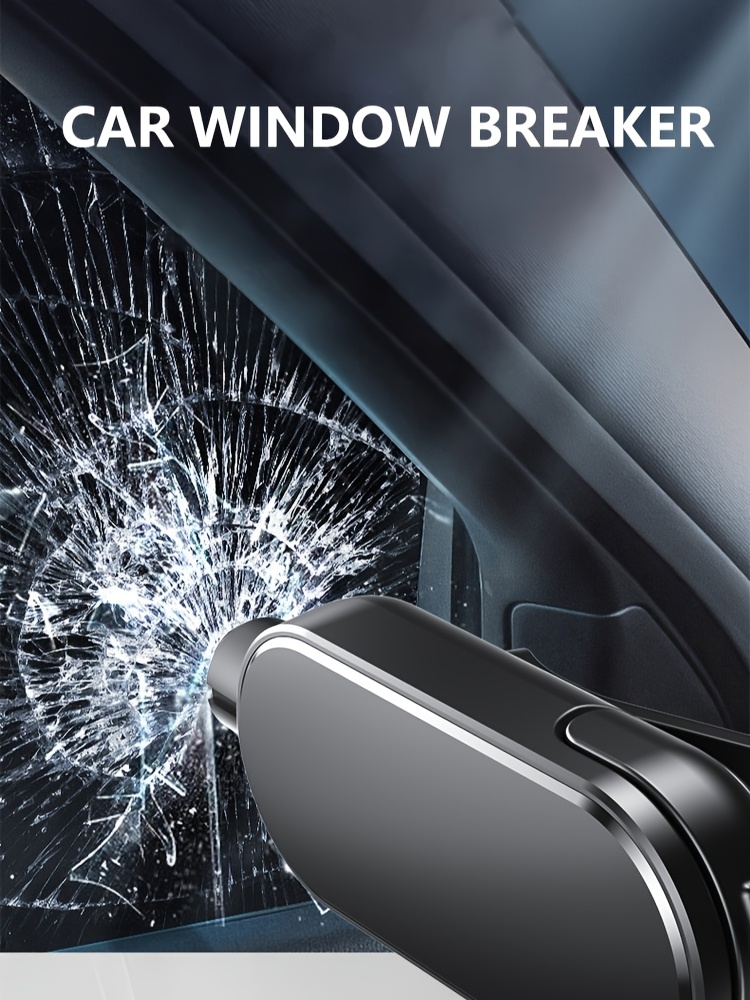 a two in one emergency escape tool this safety hammer   conveniently attached to a makeup   and is designed for quick escape featuring a   breaker for vehicles Product details 0