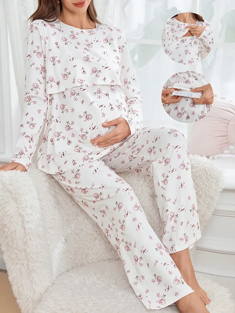 778561 elegant womens maternity nursing pajama set Temu