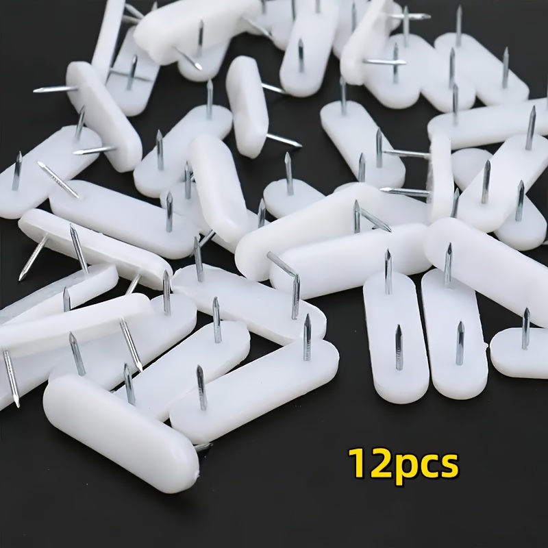 TEMU Set Of 12 Thickened Premium Chair And Sofa Glides With 2 Pins - Durable Furniture Leg Floor Protectors, Moisture-resistant And Silent, Designed