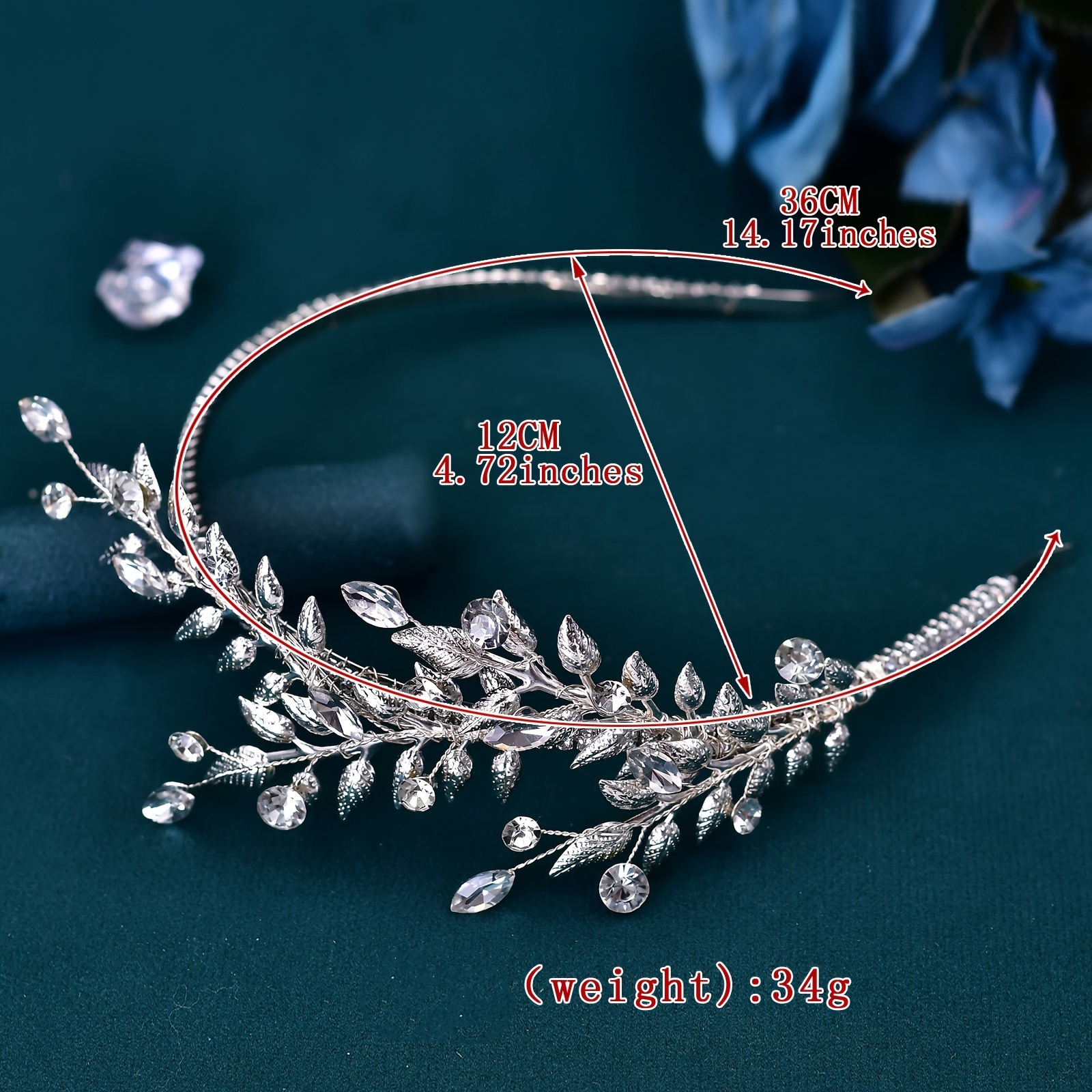 bridal headband romantic luxury hair accessory for wedding prom updo hair styling for brides formal dresses