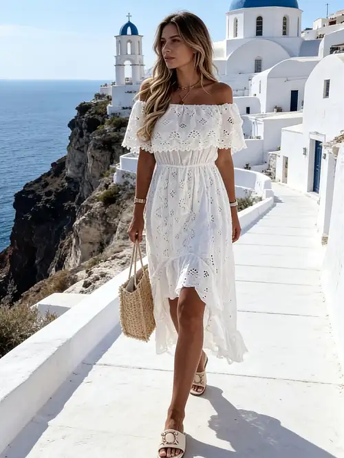 white boho dress midi LOVESTITCH Dresses Unique & Affordable Boho Dresses, Designed in LA - white