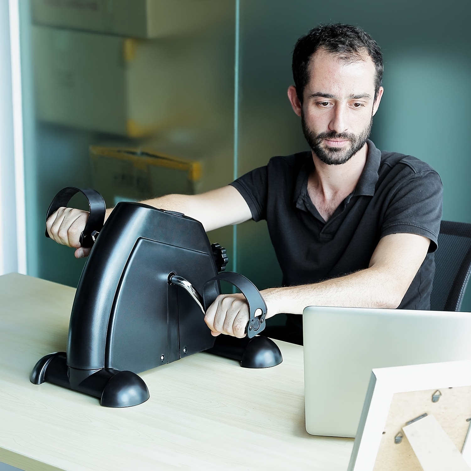 Exercise Equipment Workout At Work Desk Exercises While Standing - Main Image
