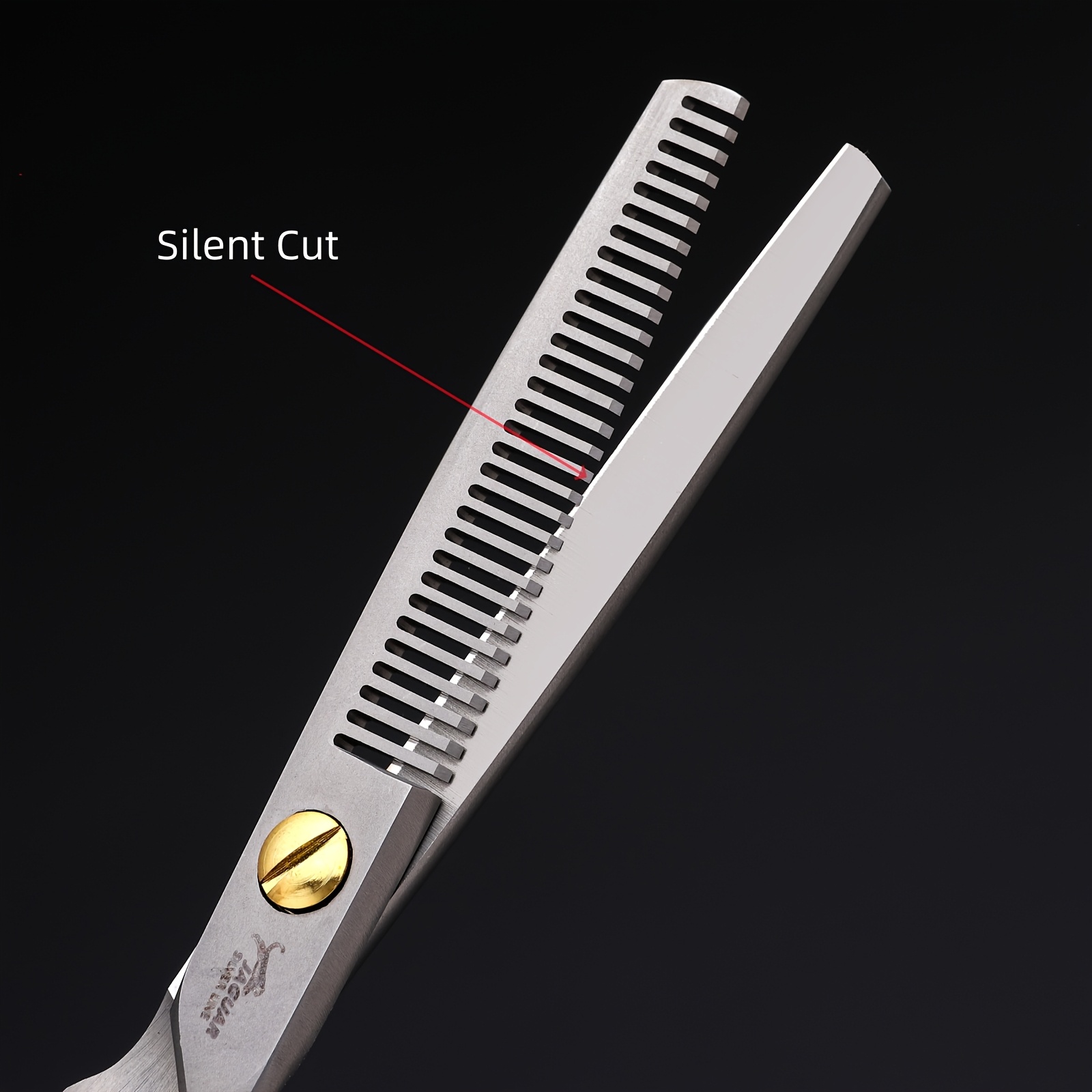 Jungle Leopard Self-Sharpening Scissors for Salon Use