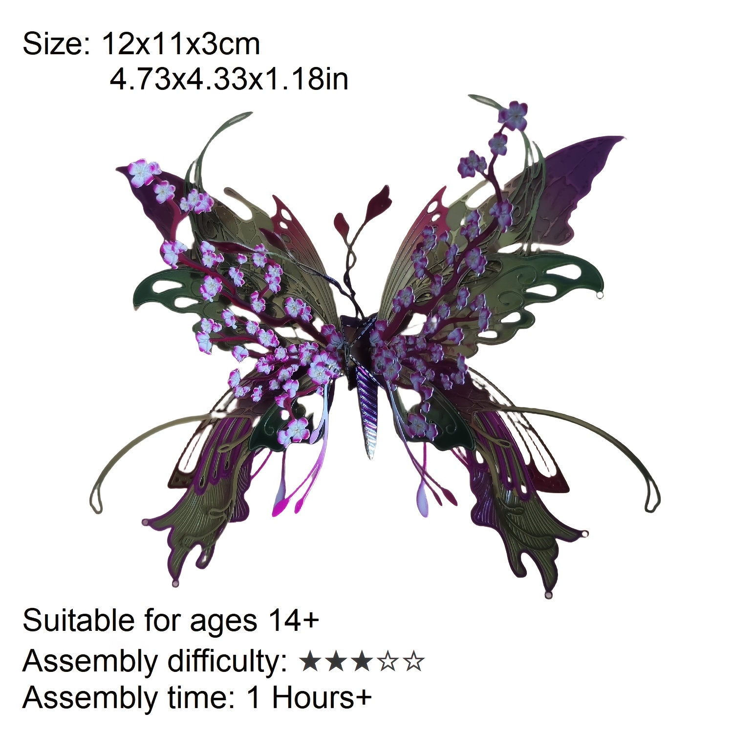 TEMU 3d Metal Puzzle Diy Model D - Metal Puzzle Hand-assembled Model Wedding Gift For Girlfriend Holiday Gift Hung As Car Decoration