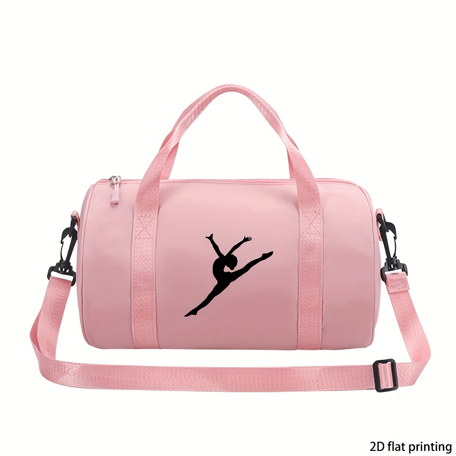 TEMU A Compact Nylon Dance Bag Designed For, Featuring A Stylish Preppy Tote Design With Adjustable Shoulder Straps, Perfect For Commuting. This