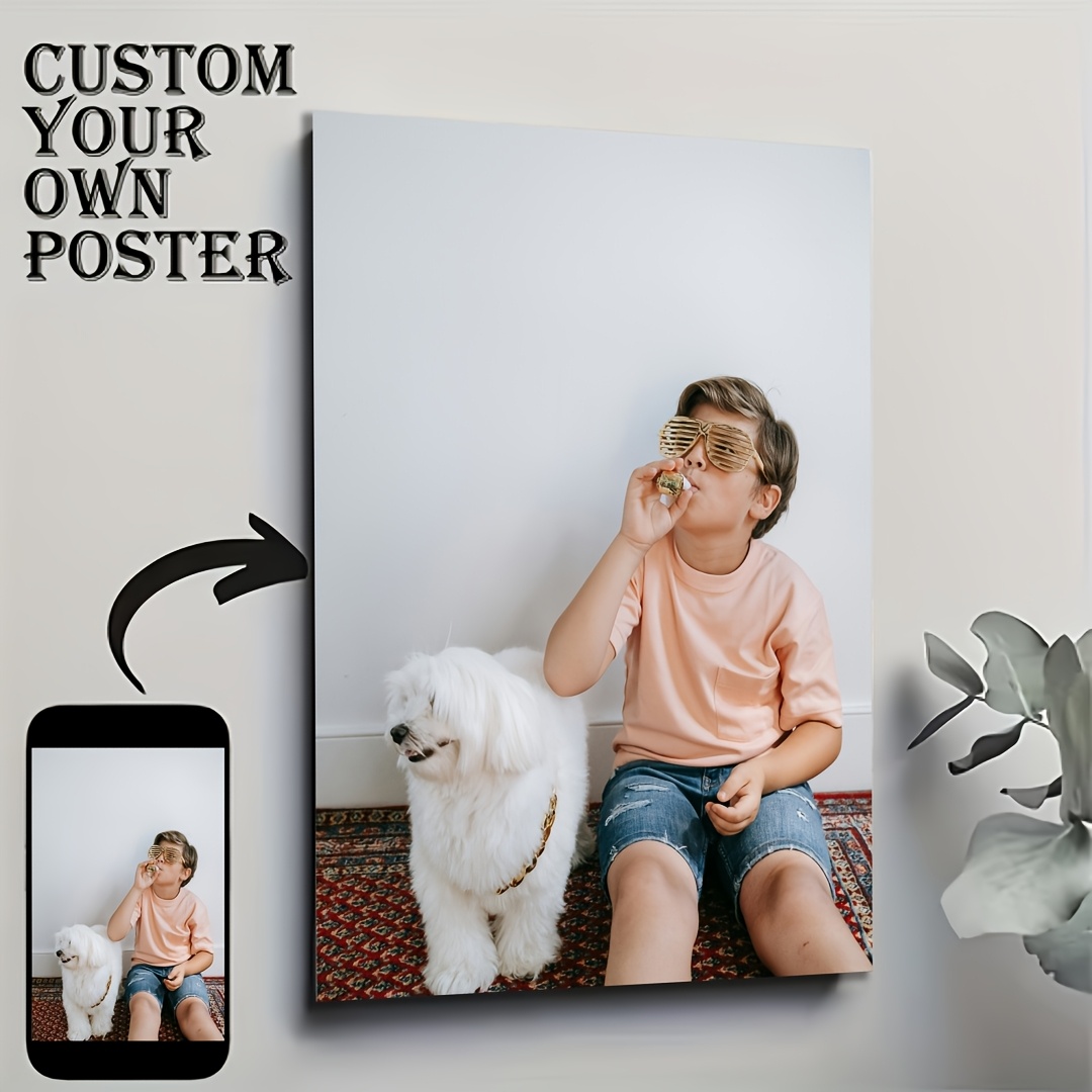 Personalized Custom Photo Canvas Print, Upload Your Picture