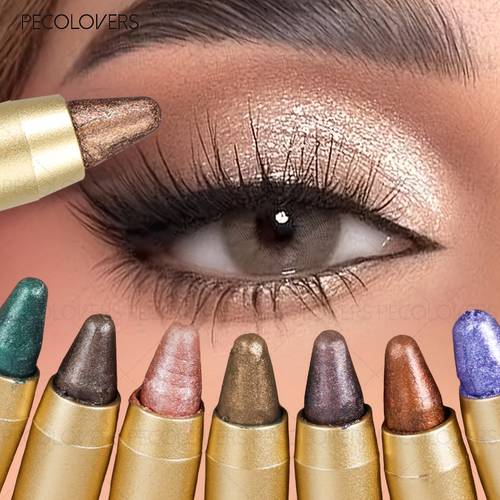 1 tube double ended eyeshadow stick green and brown eyeshadow matte soft texture rendering long lasting waterproof eye highlight