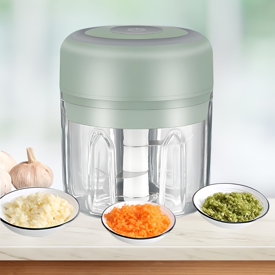 electric mini food chopper rechargeable small food processor suitable for garlic fruit puree onions herbs vegetables ginger fruit blender holiday gift Product details 2