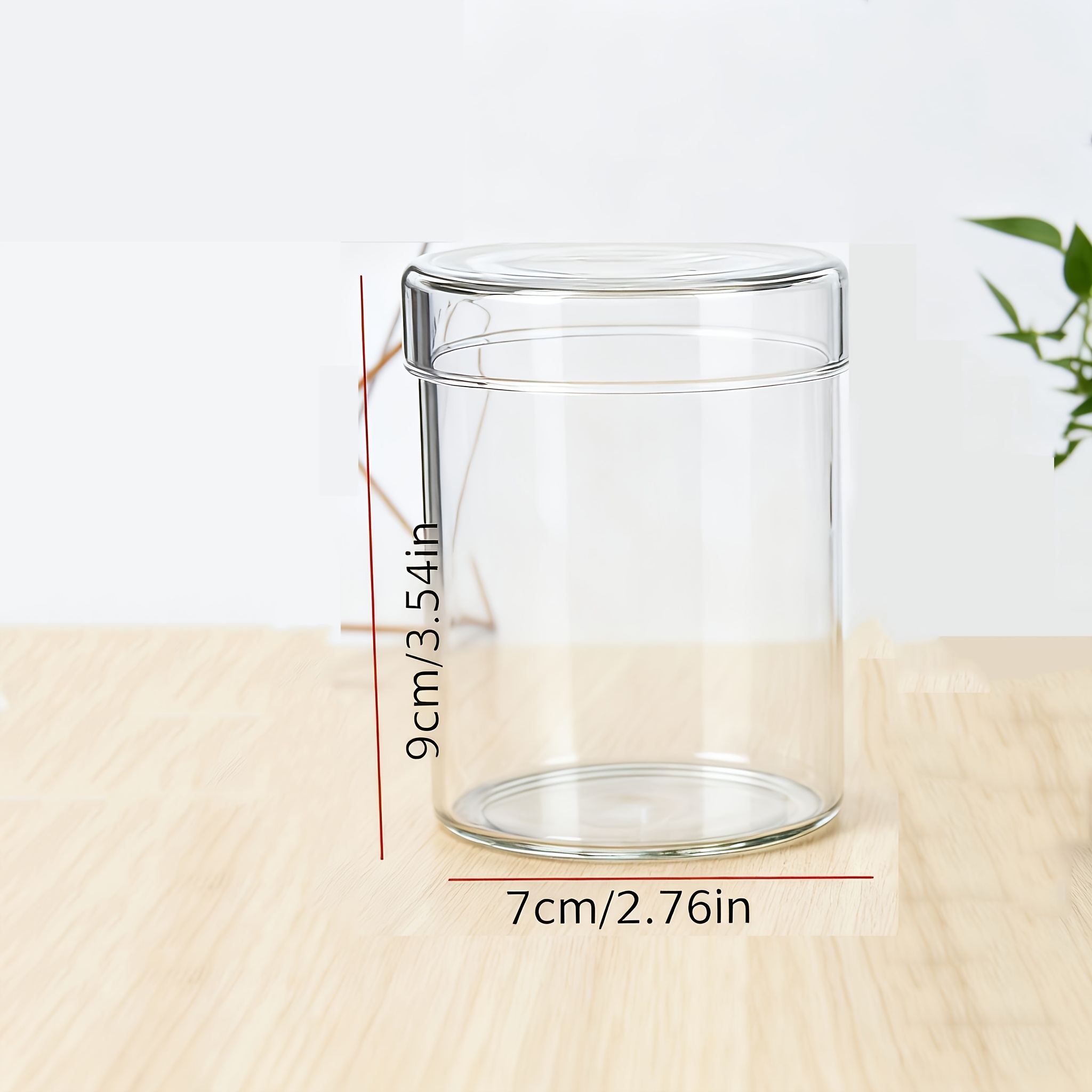 TEMU Bocal de Rangement en Verre, Différents Modèles de Bocaux de Rangement de Thé Scellés, Bocaux de Rangement de Bijoux, Verre Transparent pour une
