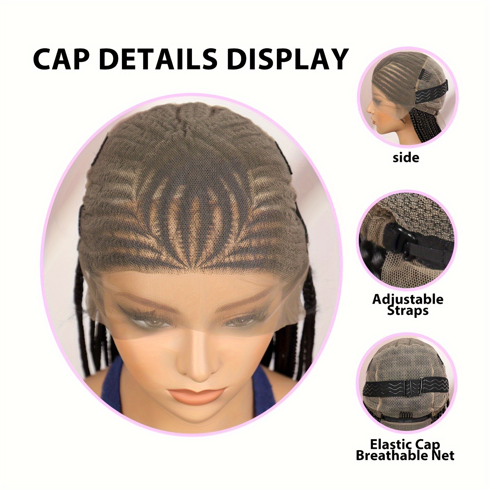 360 full lace synthetic wig cap 34 long - Temu Belgium display picture 2