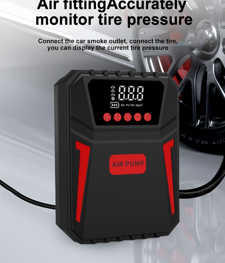 Air Compressor Tire Inflators Portable Automotive Air Pumps - Temu Poland