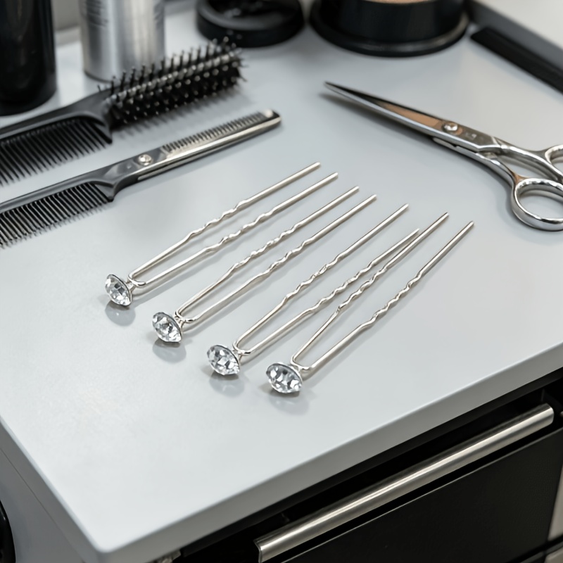 U-Shaped Hairpin Headpiece Accessory for Brides and Bridesmaids