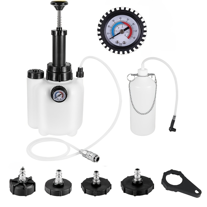 E-shop 3-Liter-Handbremsölwechselset mit 4 Adaptern für verschiedene Modelle und Spezifikationen, Einmannbedienung, einfach und schnell – geeignet für