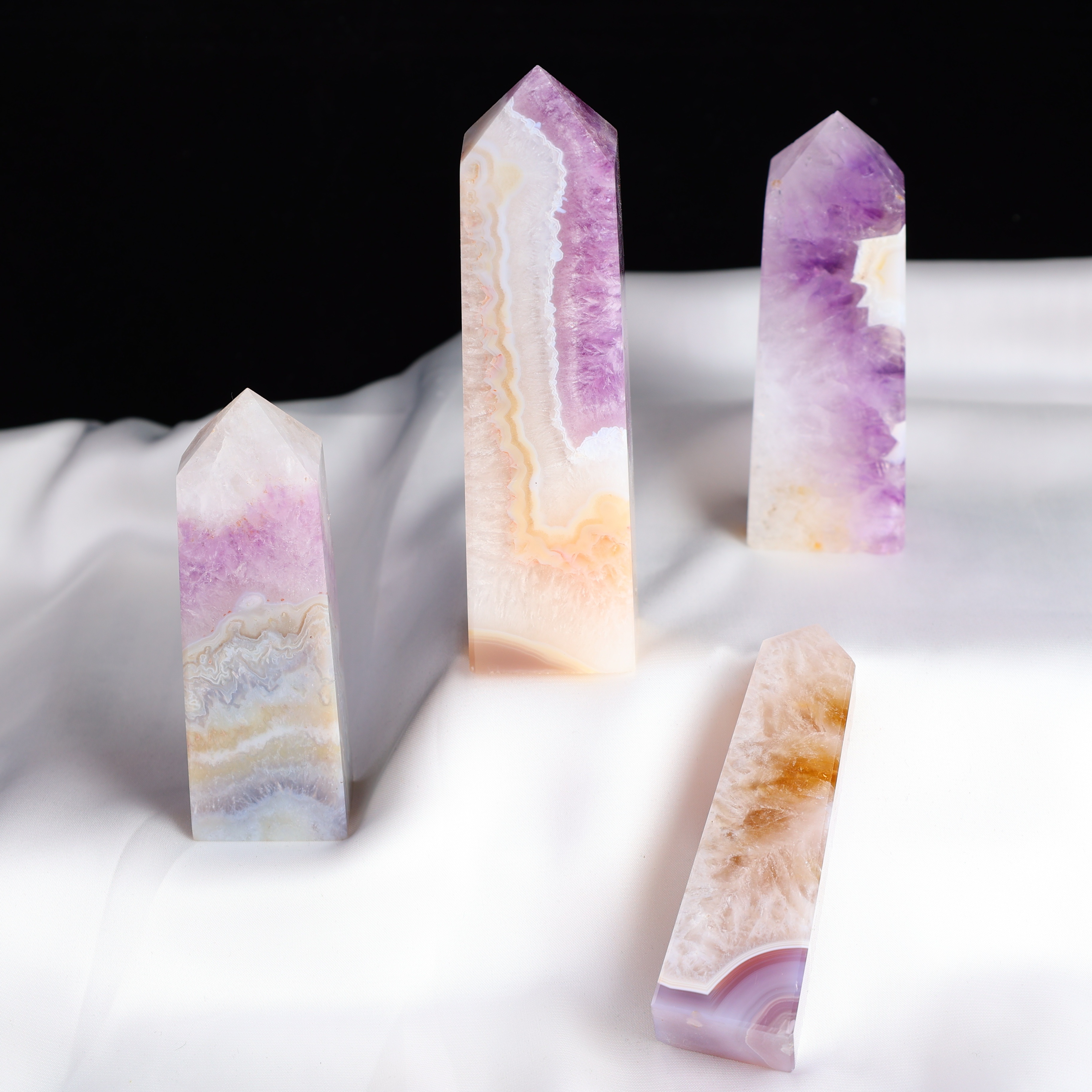 Natural Crystal Towers Square Pillar