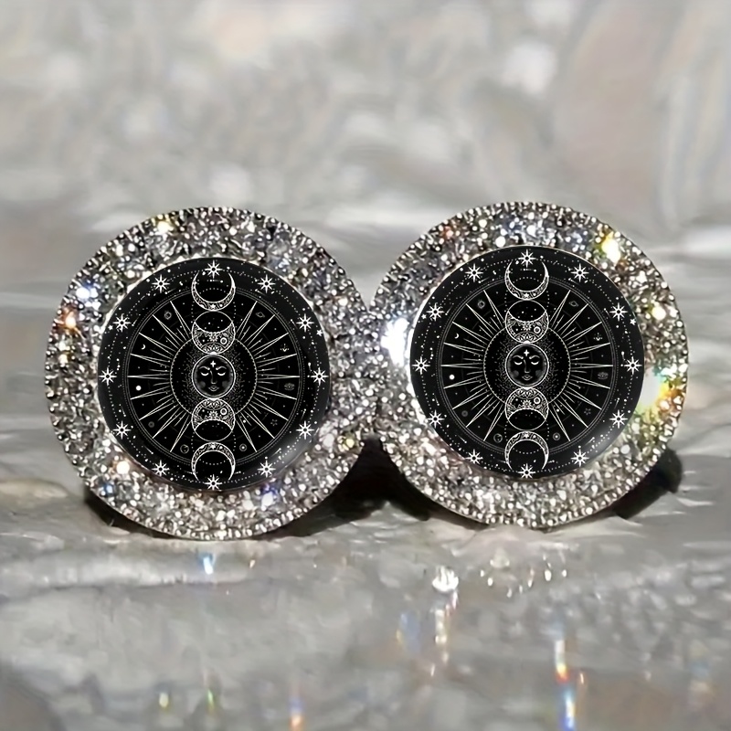 TEMU Shining Mysterious Star And Earrings, Exquisite And Jewelry For Fashionable Wear, Ideal Gift And Trendy