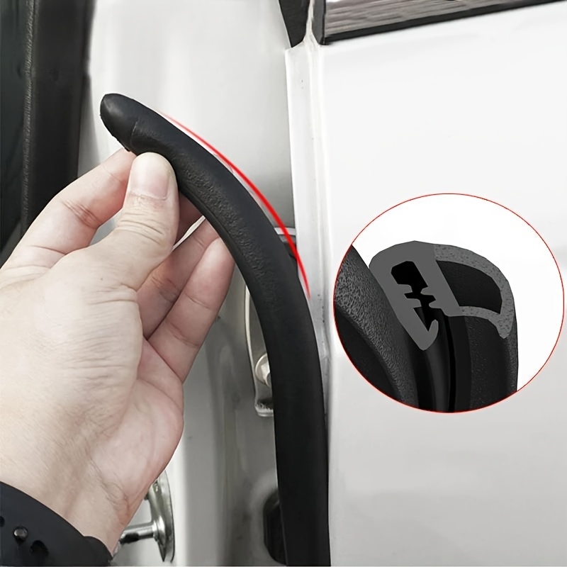 TEMU Car Door Sealing Strip, Front And Rear Door Middle Pillar Filling Strip, For Dust And Sound Insulation
