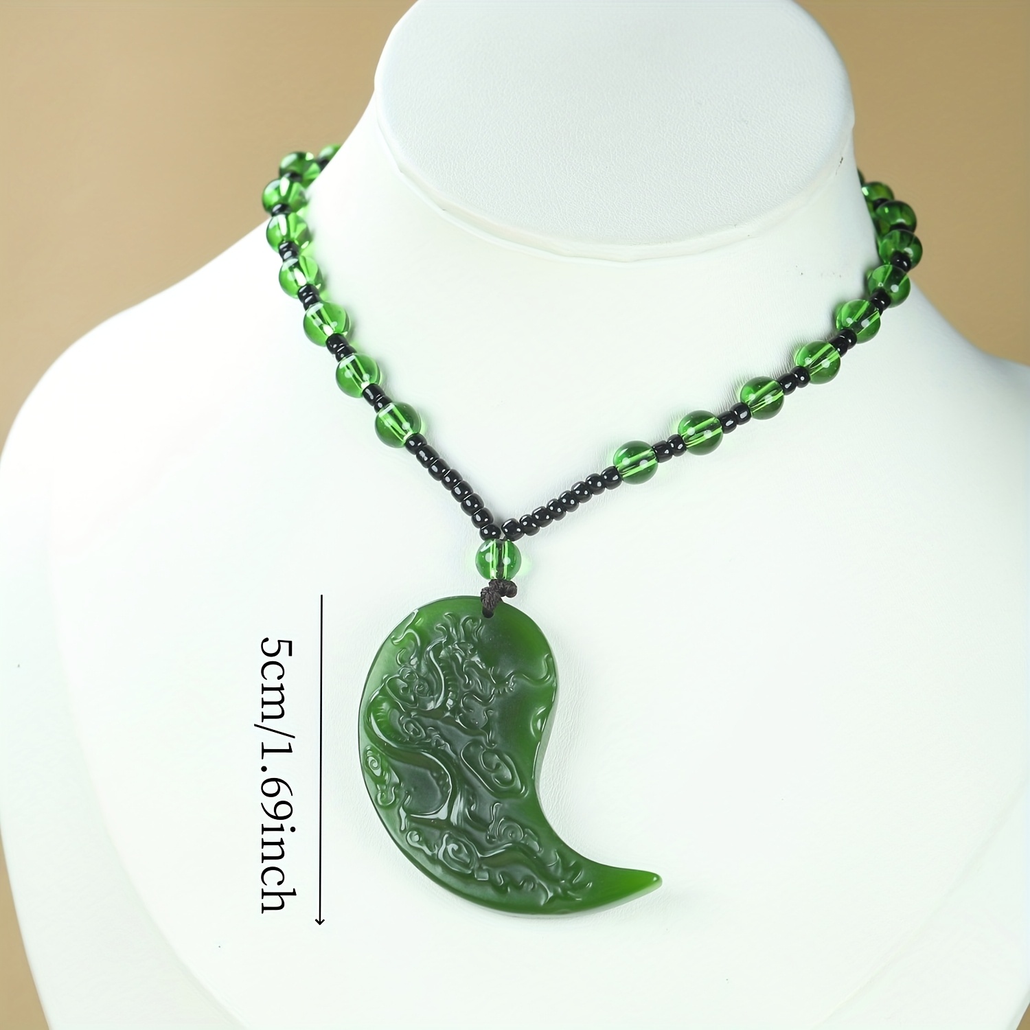 Women's Fashion Pure Green Pendant Necklace