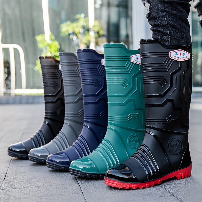 Spring & Winter Fishing 2023 Shoes, Men's Water Shoes Rain Outdoor Waterproof Boots Light,Casual,Temu