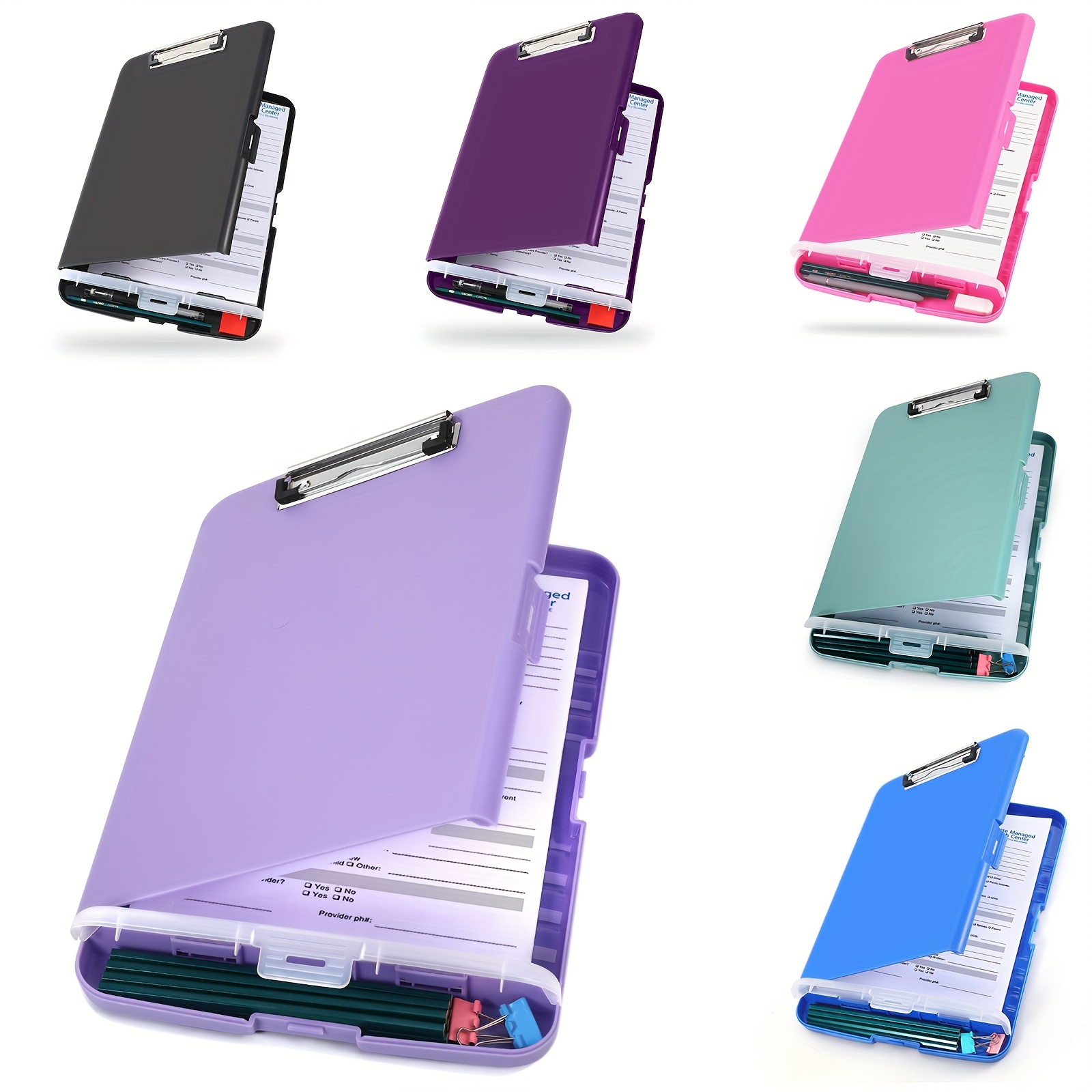 

High Capacity Clipboards With Pen Holder, Easily Organize And Store Your Documents