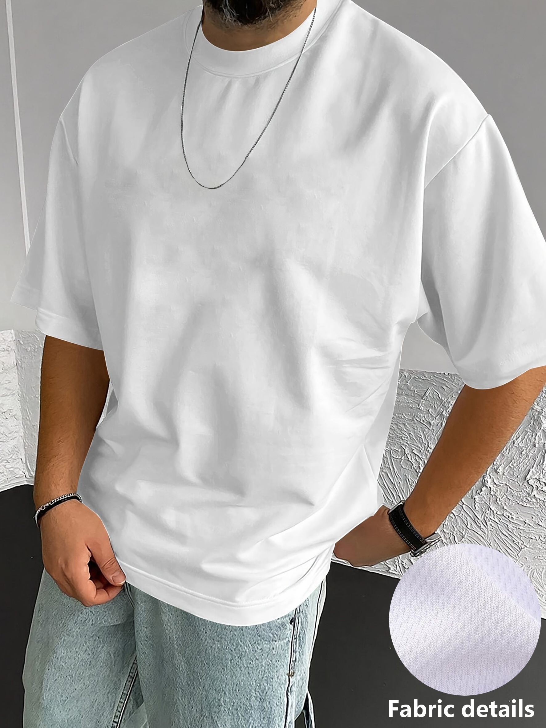 mens lightweight breathable short sleeved t shirt   round neck summer casual wear comfortable and stylish