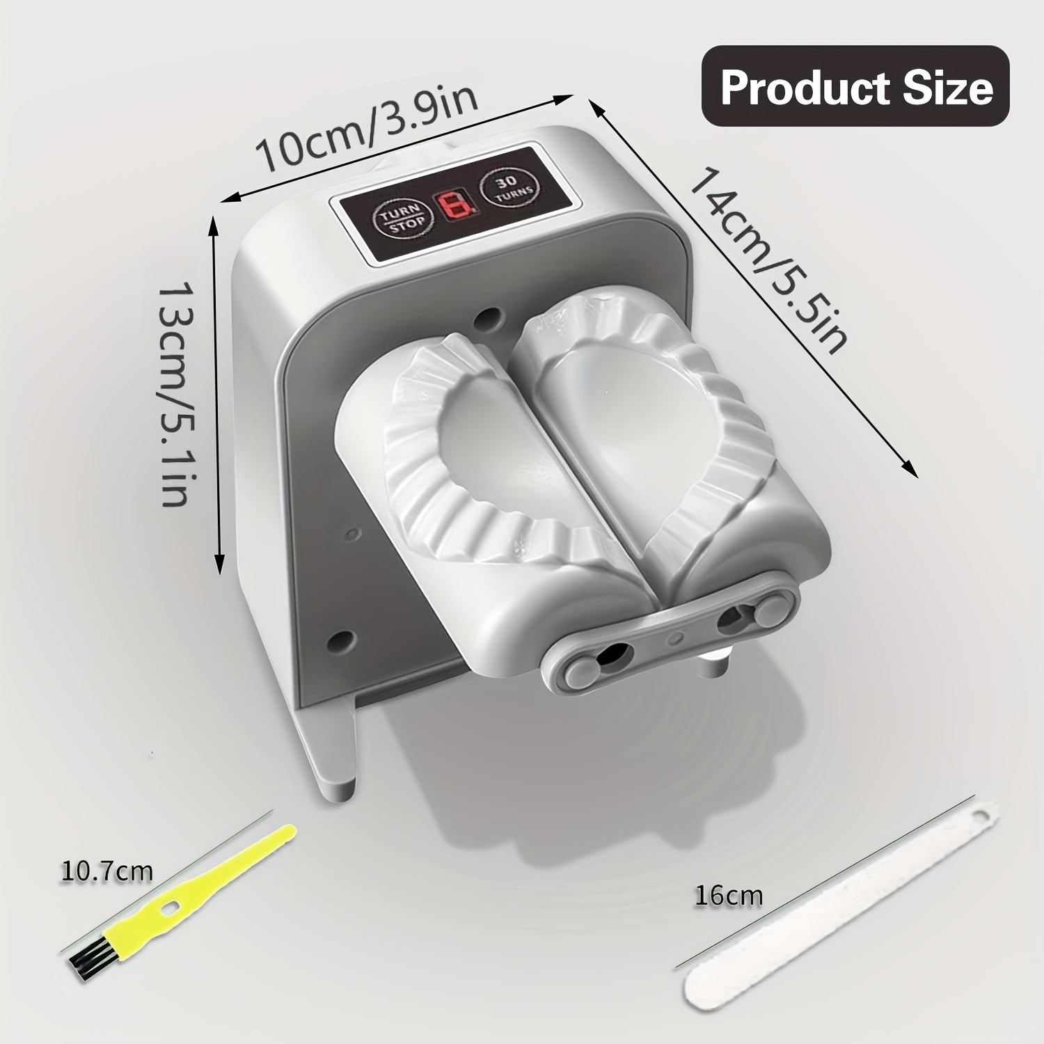 1set automatic electric dumpling maker machine with 2 gears washable dumpling mould pressing dumplings skin ravioli for rv kitchen Product details 8