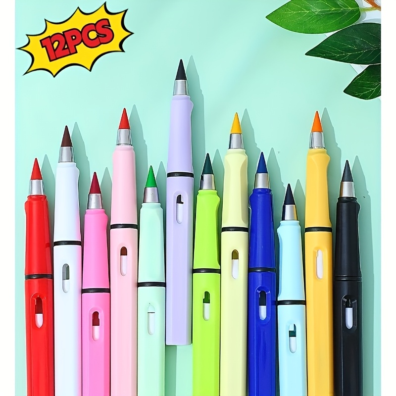 

12pcs Tip Eternal Pencils, Gifts, Gifts, Home Office, New Pencils - School Drawing Supplies - Birthday Gifts - Christmas Gifts