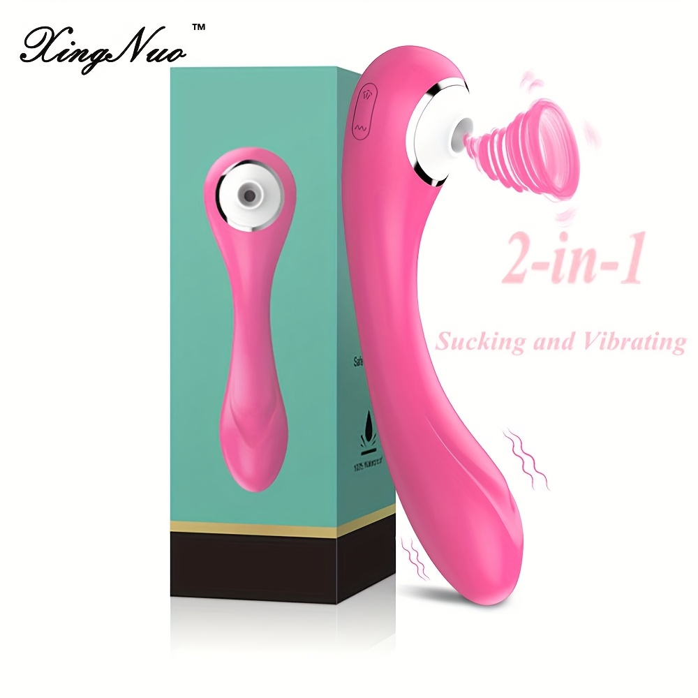 tragbarer 2-in-1  -g-punkt- ,  -  mit 5 vibrations- und 7 saugmodi, usb-betrieben für  , aus sicherem silikon, einsetzbares kraftvolles sextoy für frauen oder paare zum flirten Produktdetails 0