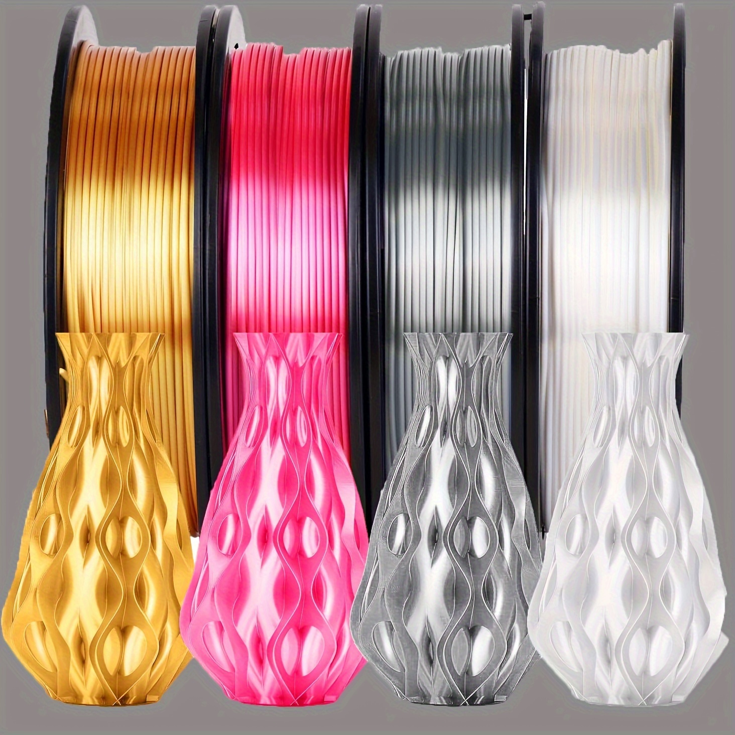 

3d , 4 4x250g Pla , 250g Pla Bundle, 1.75mm Muticolor (gold, , , )