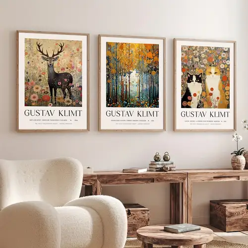 Quadro Giardino della fattoria - Klimt - stampa su tela canvas con o senza  telaio