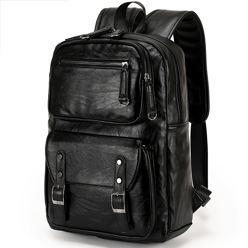 Image of Large Capacity Backpack, Black Multi-pocket Backpack, Lightweight Laptop Backpack For Men And Women, Suitable For Business, Leisure And Travel, Suitable For Daily School, Commuting And Travel
