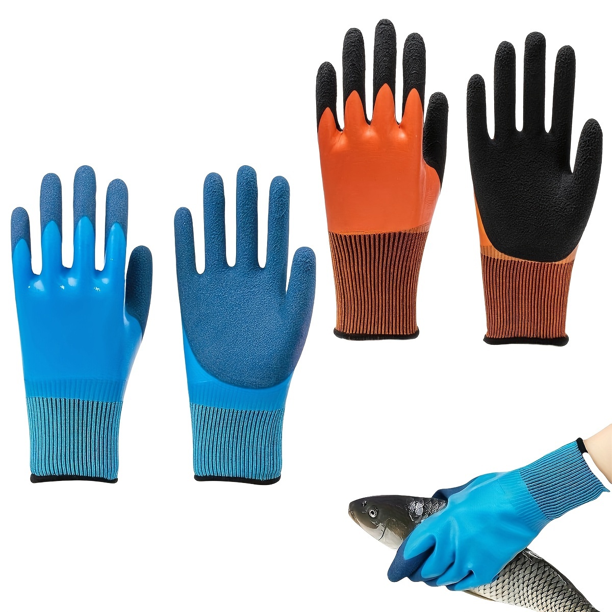 

Gloves - /, & Puncture- For Ice , Catching, Cleaning &