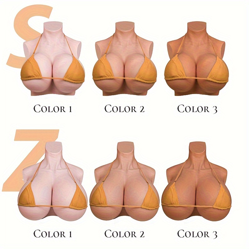 S/z Cup Realistic Silicone Huge Breast Clothes - Temu