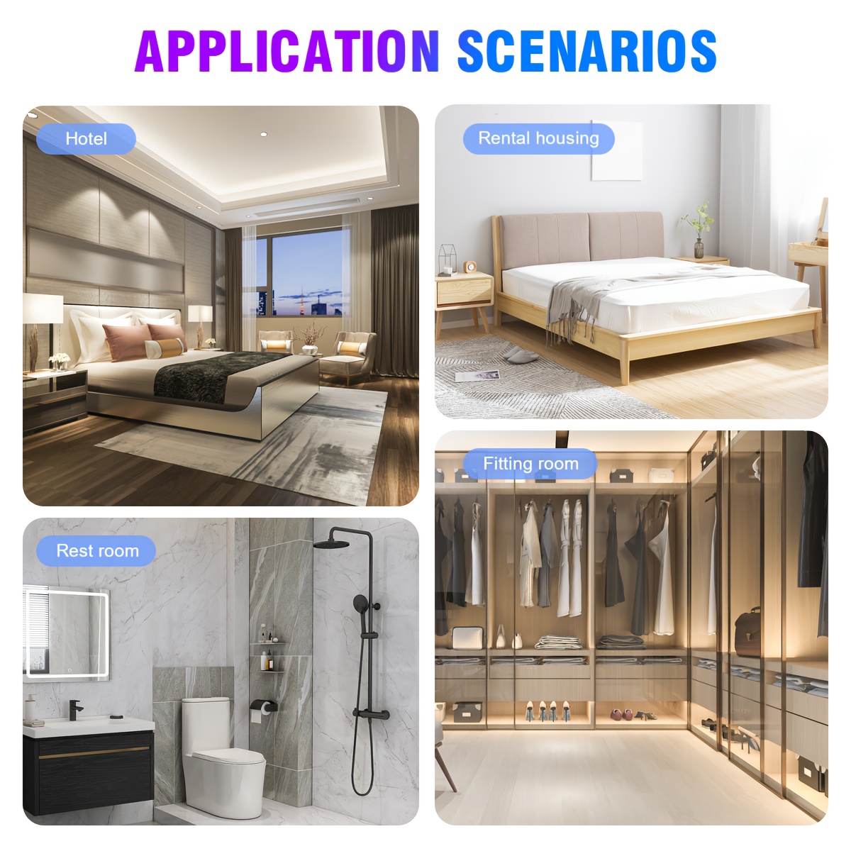 1 detector de cámaras ocultas para hotel y vestidores, compacto, portátil y recargable, esencial para viajes, regalo para novias y familia