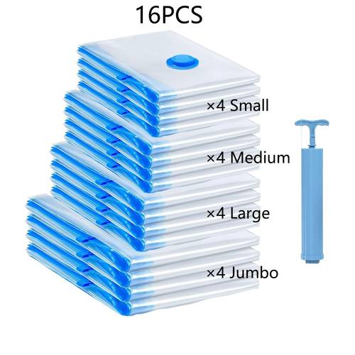 vacuum seal bags for clothing saver bags compression for clothes pillows comforters blankets sealer clothes storage hand pump included