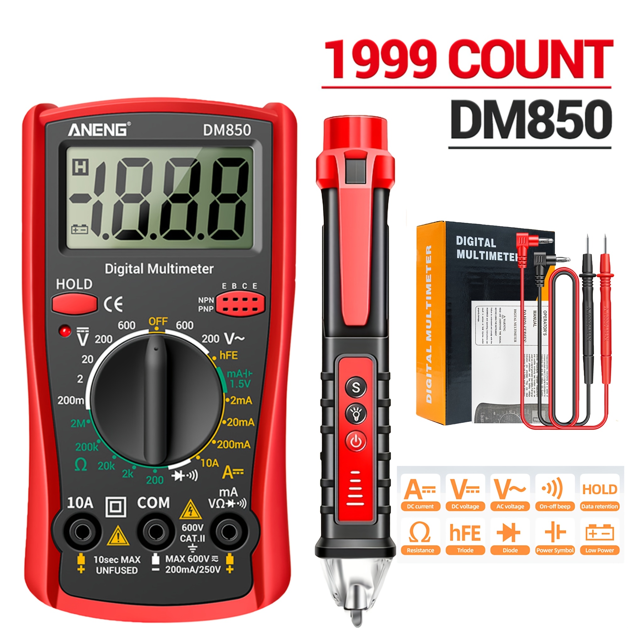 multimeter automotive sold on Temu United States