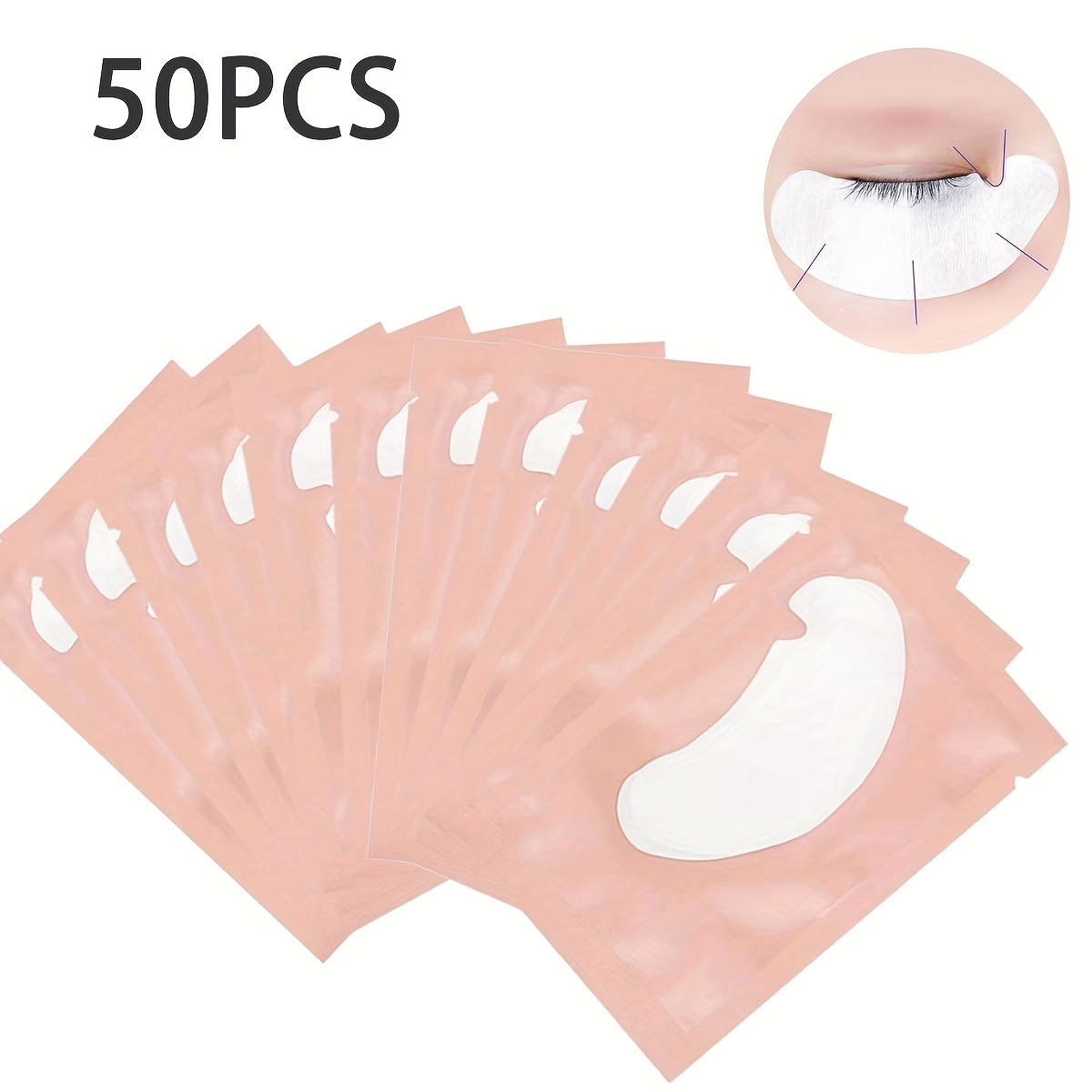 25/ Pairs Of Lash Pads For Eyelash Extensions, Lash Tapes, Eye Pads, Beauty Tools