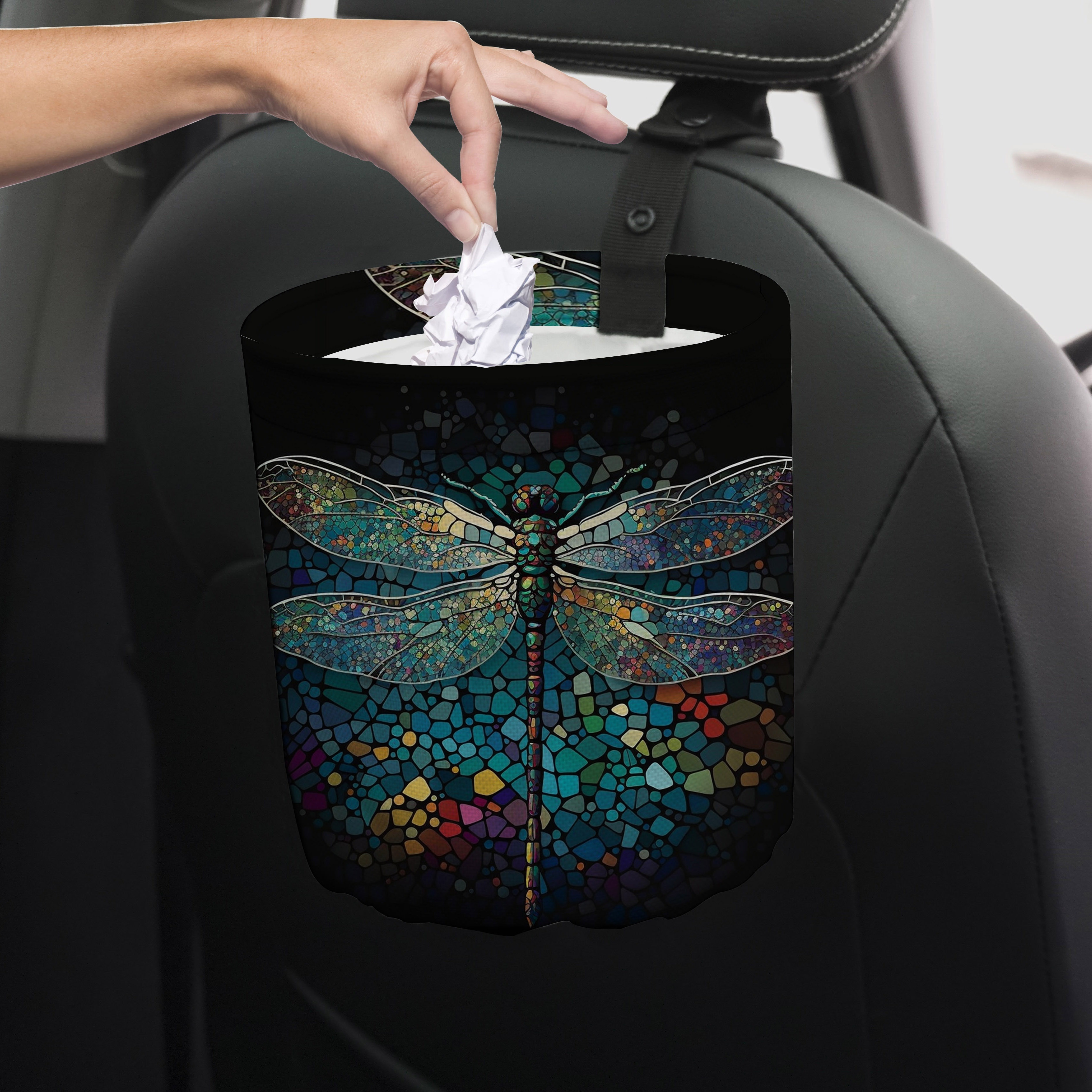 

1pc Pattern Car - Portable For Car , Camping And - Men And Women Car Accessories - Organizer And Decoration