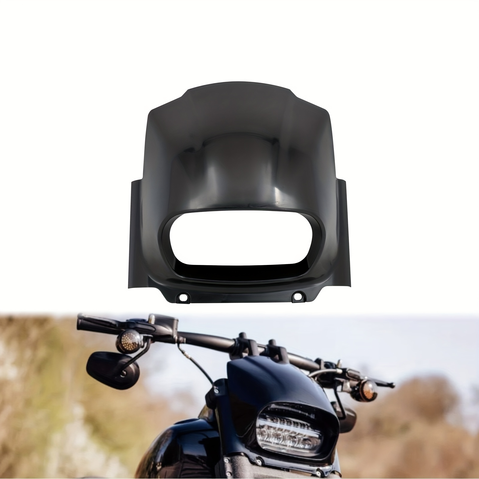 GZYF Cubierta De Carenado Para Faro Delantero De Motocicleta Compatible Con Harley Street XG500 XG750 2014-2016