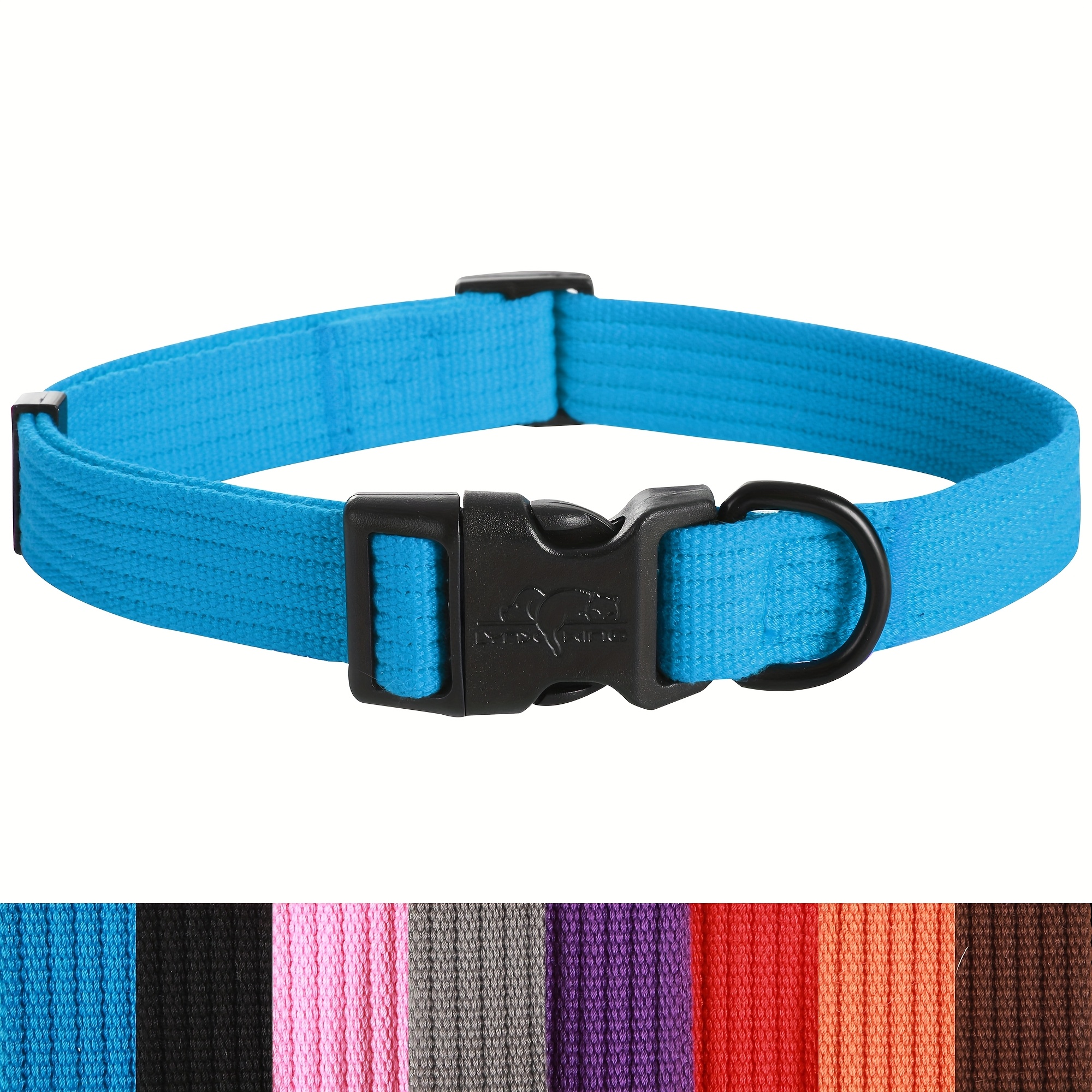 Dog Collar, Soft Comfortable Material with Quick-Release Buckle