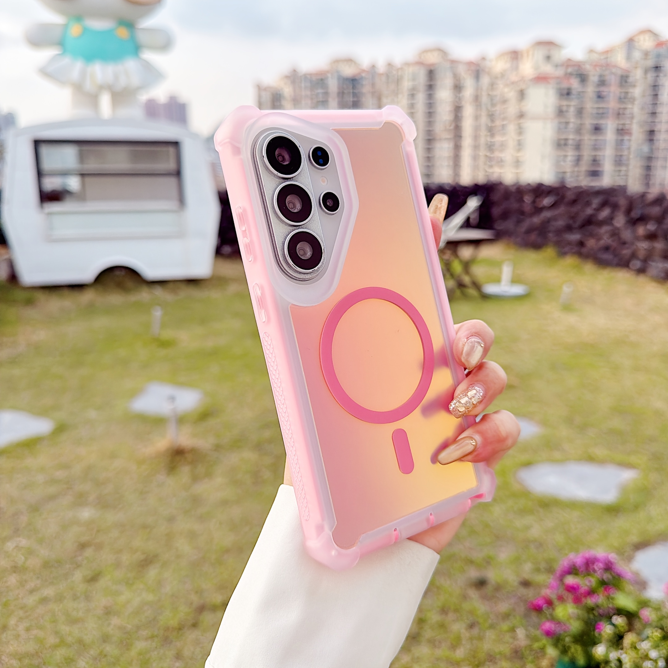 TEMU Phone Case - For Galaxy A55 5g A56 S22 Ultra S23 Ultra S24 S24 Plus S24 Ultra S25 S25 Plus S25 Ultra S26 S26 Plus S26 Ultra Case Chameleon Color