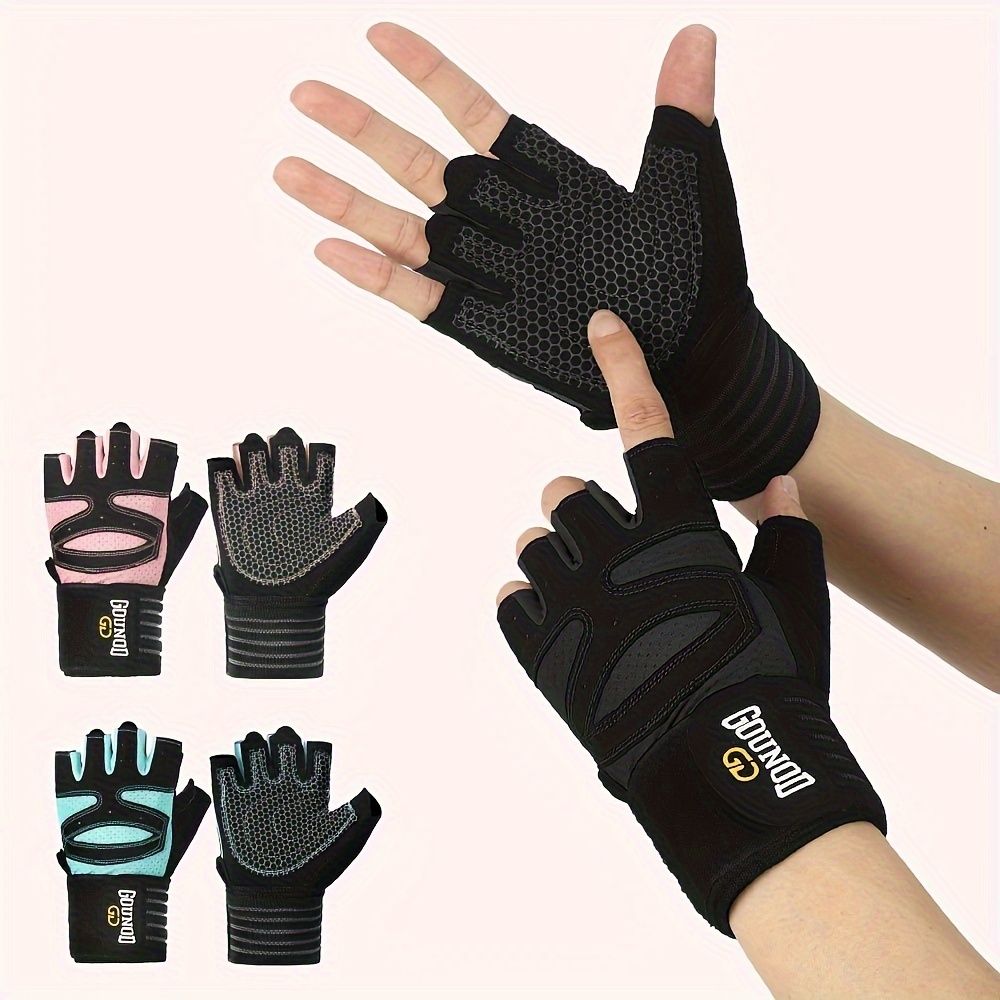 

Gounod 1 Pair Workout Gloves For Men Women, Weight Lifting Gloves With Grip, Lightweight Gym Gloves For Weightlifting, Cycling, Exercise, Training, Pull Ups, Fitness And Rowing.