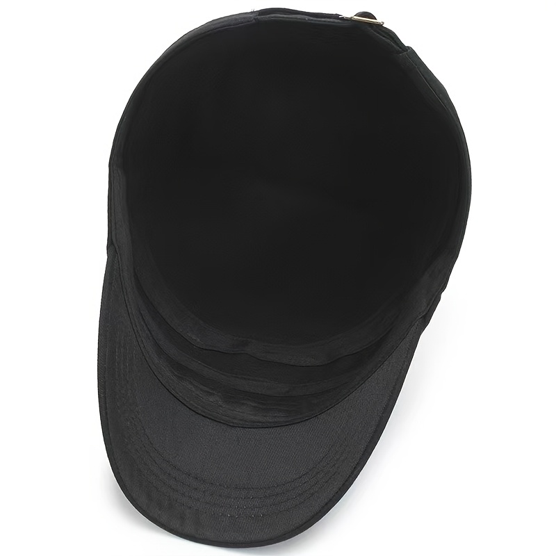 Flying Eagle Embroidered Flat Top Cap for Men