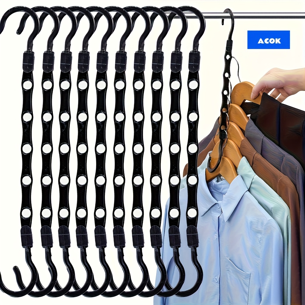 Clothes Hanger Connector Hooks Plastic Hangers Hooks - Temu
