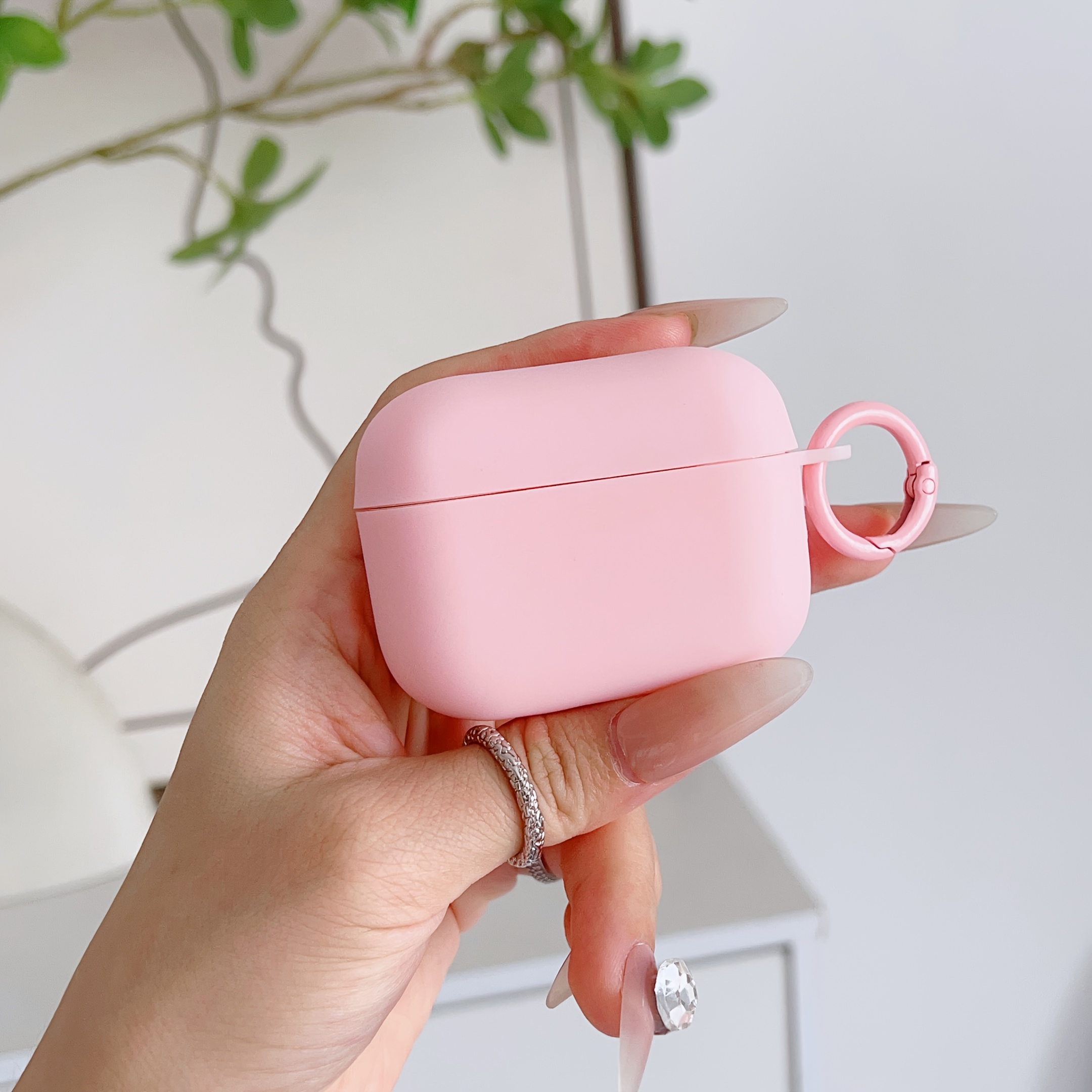 TEMU Einfarbige Hülle passend für AirPods Pro 2, passend für AirPods 5./4. Generation, Hülle passend für kabellose Kopfhörer, Hülle passend für ,