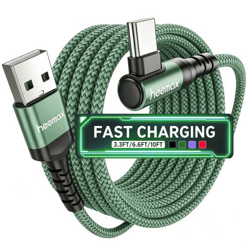 90 degree usb c charging cable 3a fast charging right angle type c cord braided game charger cable l shape 60w fast charge braided type c charging cord gaming elbow charger wire right angle usb c fast charging cable