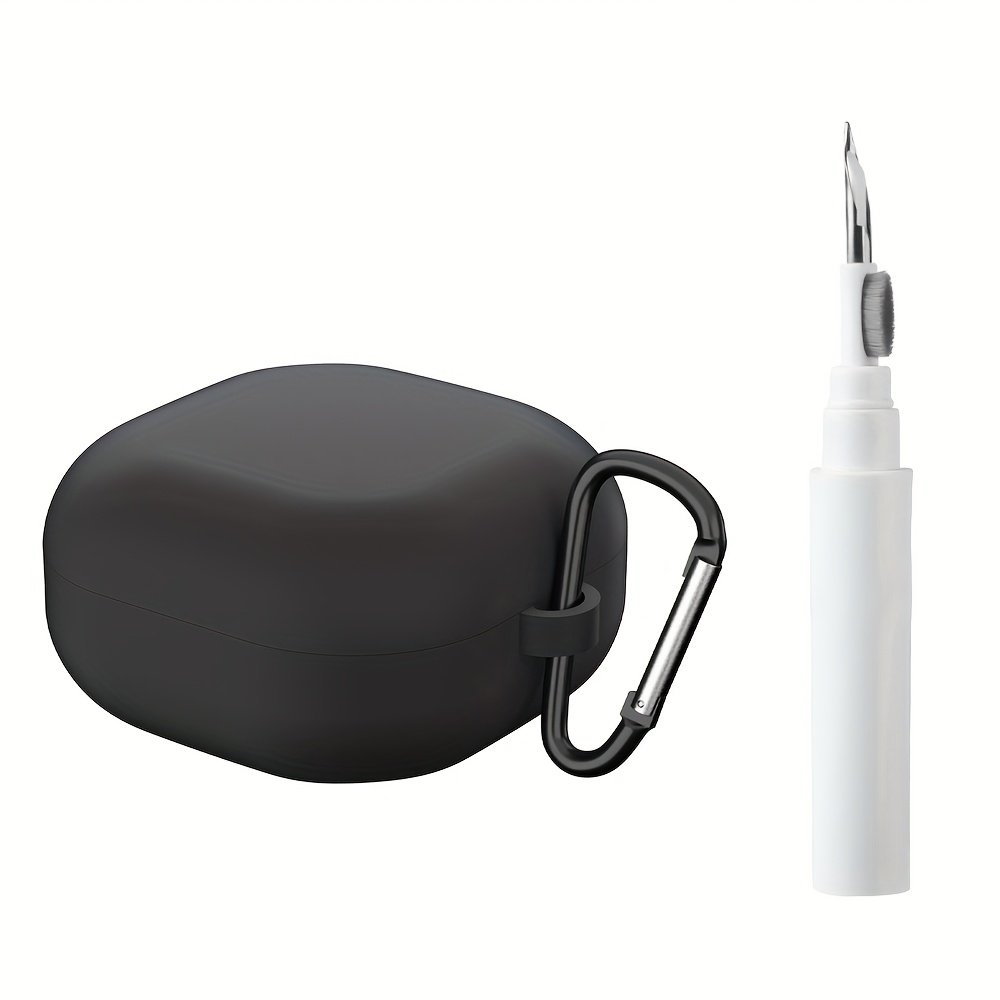 TEMU Suitable For Galaxy Buds Live/pro/2/2 Pro/fe, Universal 2pcs Set, Cute Earbud Covers + Cleaning Kit Combo, Soft Covers + Portable Cleaning Pen,